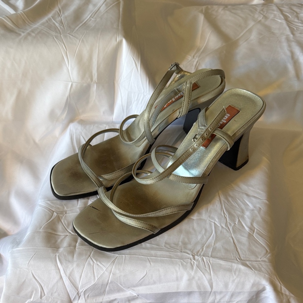 Unlisted Women's Strappy Cream Heels